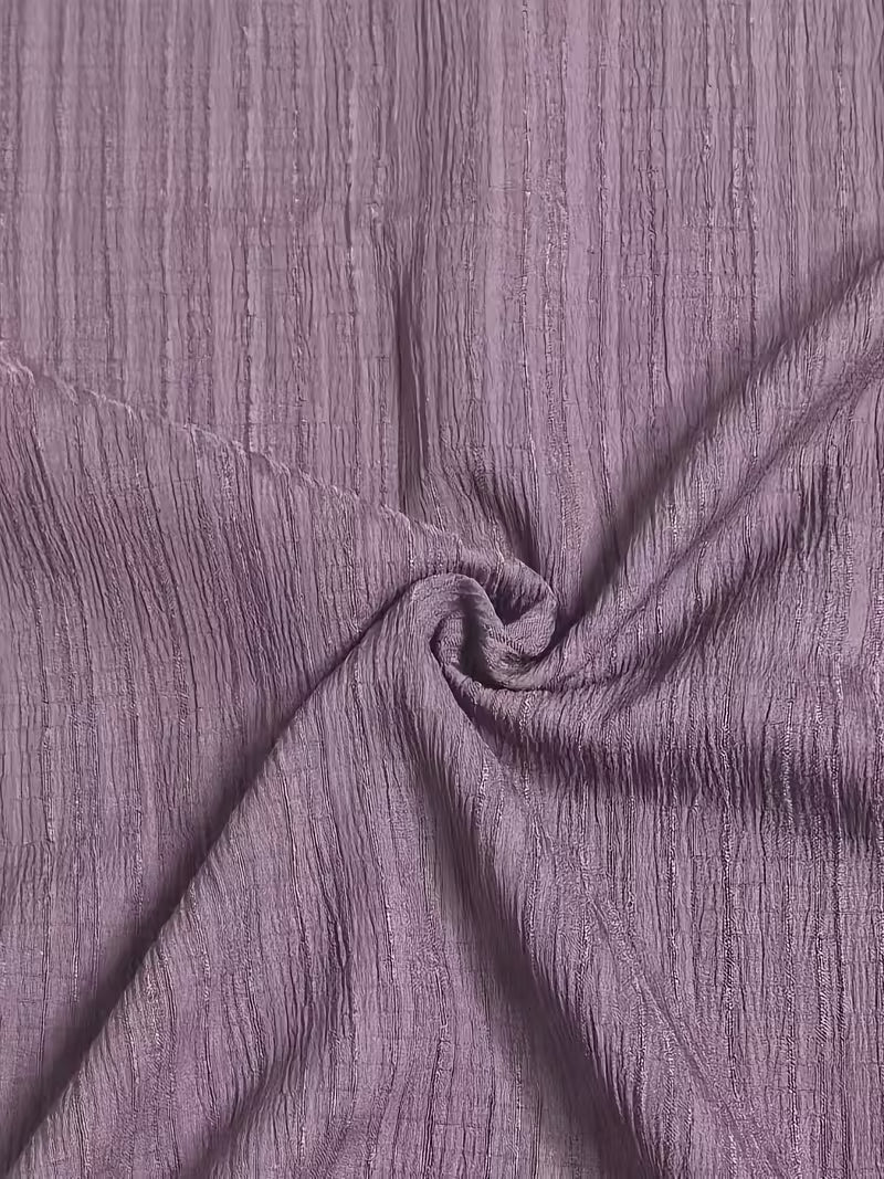 Mrella | T-Shirt with V-Neck Button Front Texture