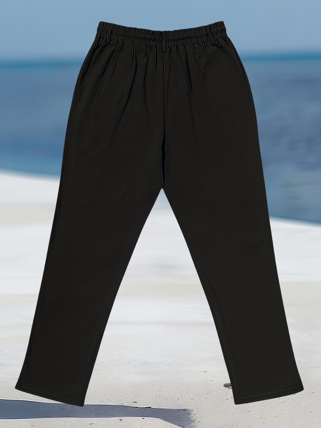 Aznar - Relaxed Drawstring Straight Leg Pants
