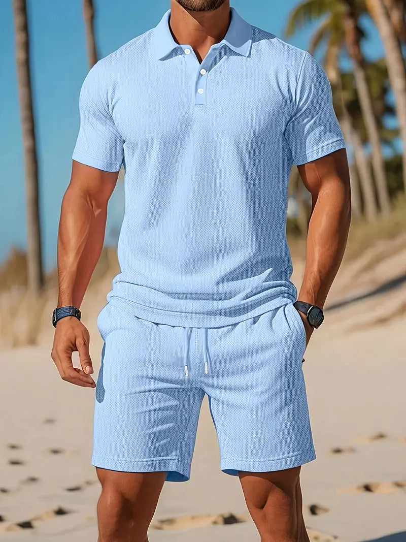Kelvin | Polo Shirt and Shorts Set