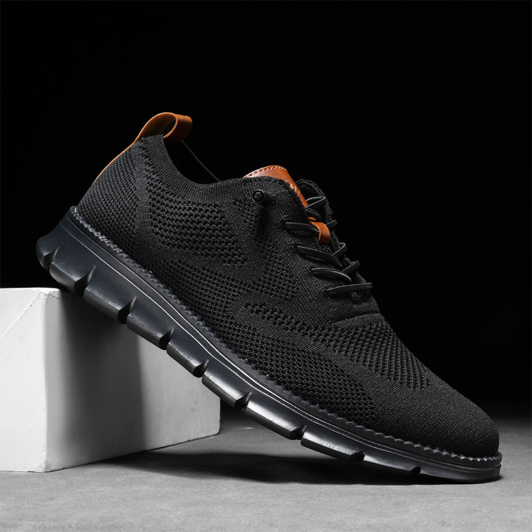 Bernardo | Knit Lace-Up Sneakers With Contrast Trim