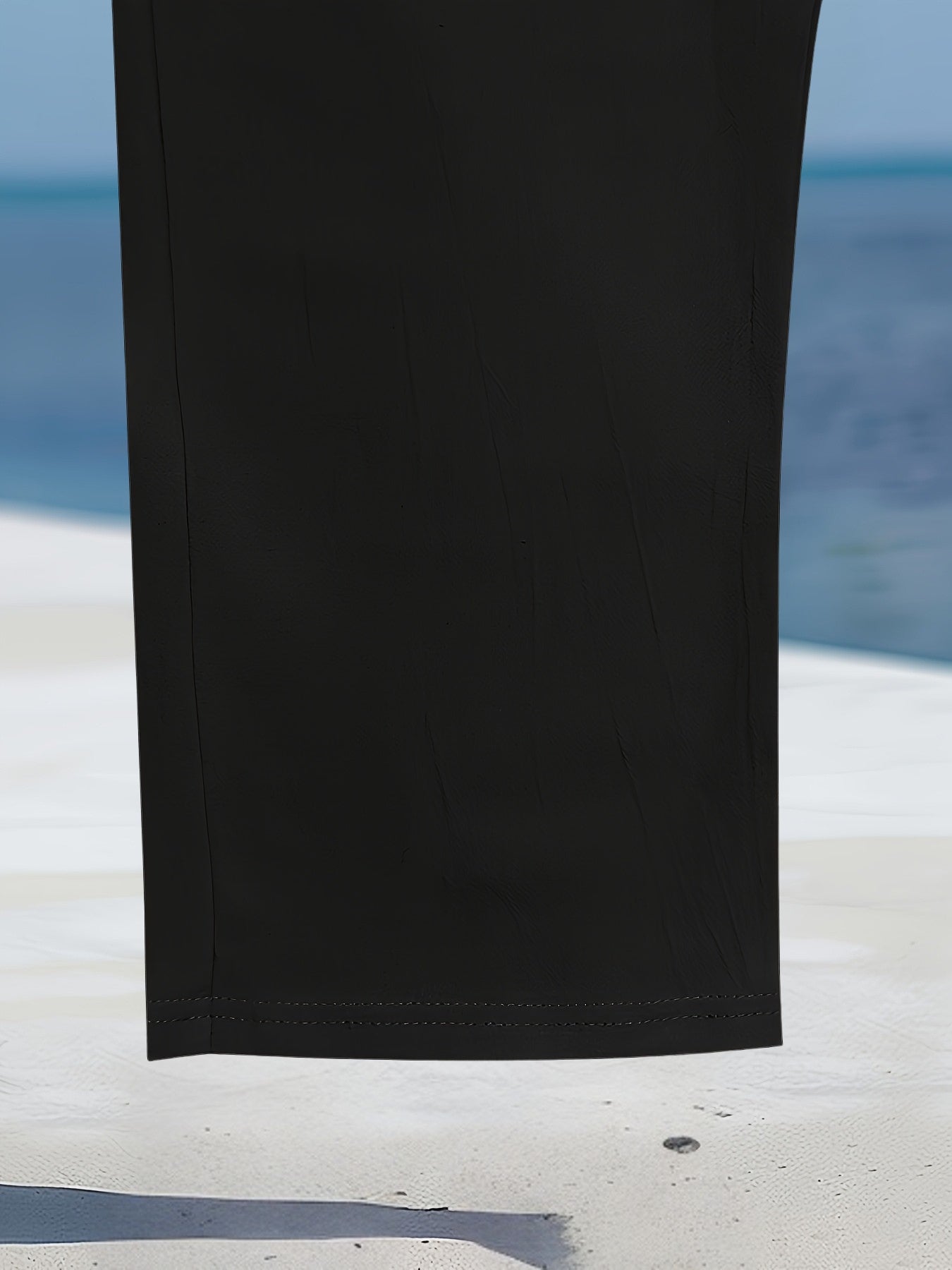 Aznar - Relaxed Drawstring Straight Leg Pants