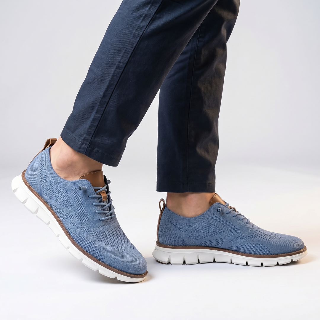 Bernardo | Knit Lace-Up Sneakers With Contrast Trim