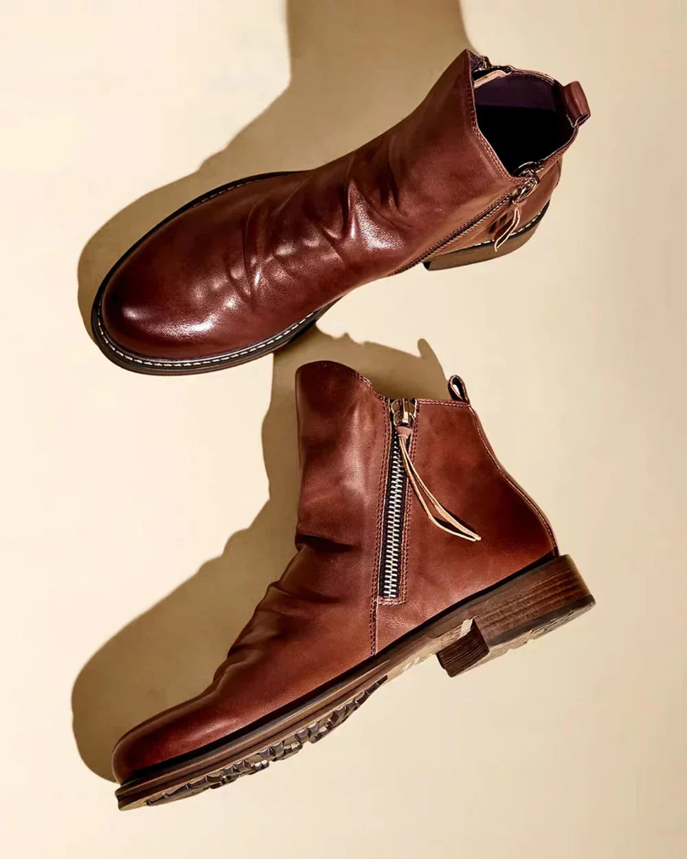 Benes | Ankle Boots with Side Zipper