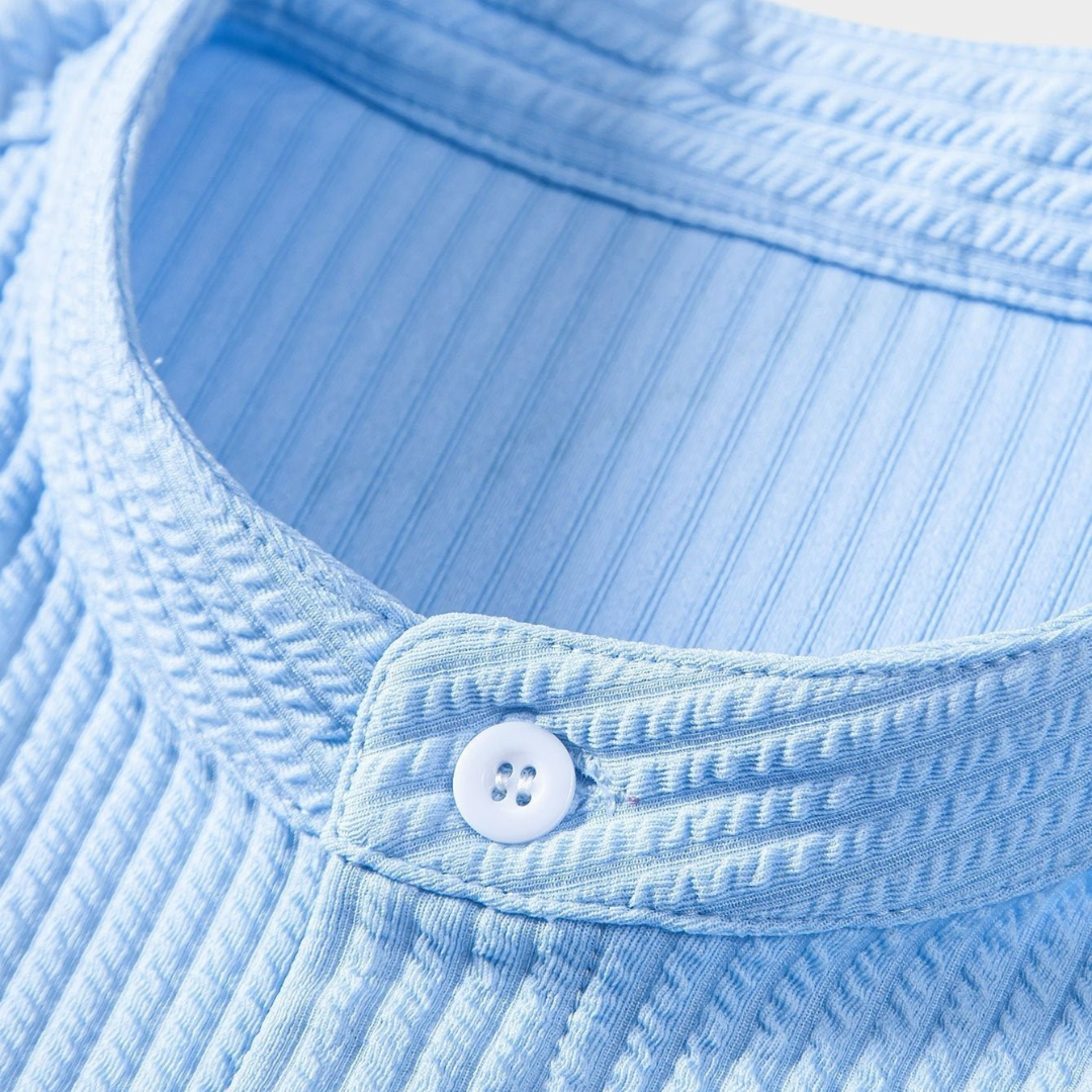 Geoffrey | Textured Short Sleeve Button Shirt