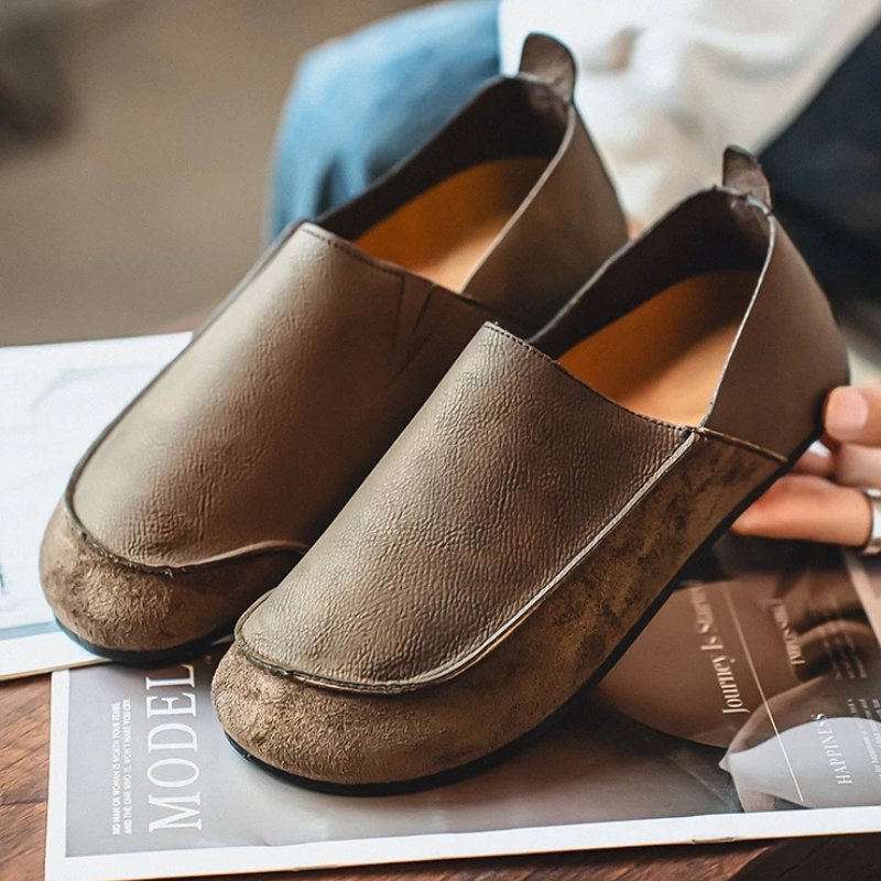 Hersch | Slip On Round Toe Casual Shoes