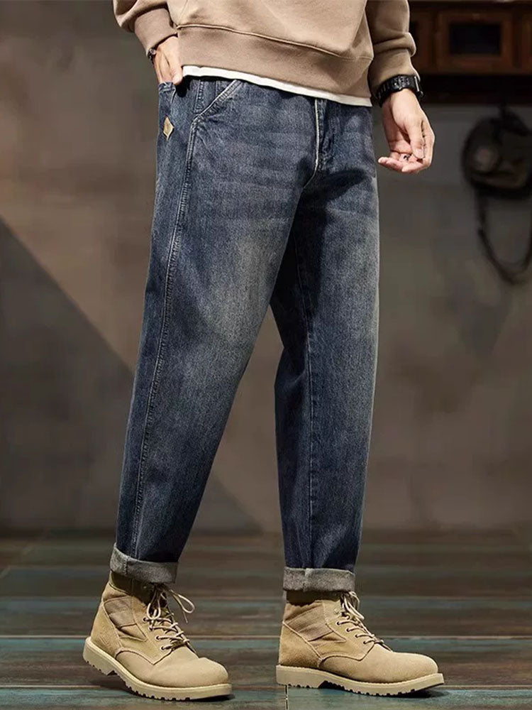Grennar | Jeans with Vintage Wash Balloon Fit
