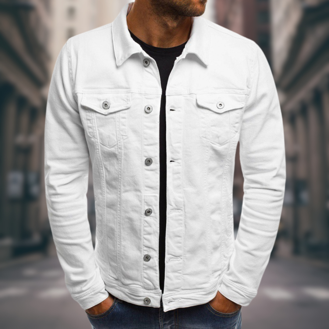 Rolando | Denim Style Button Jacket