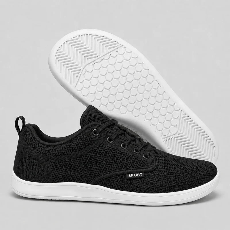 Helena | Knit Lace-Up Low-Top Casual Sneakers