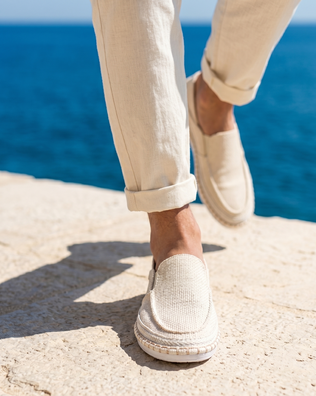 Gayel | Slip-On Woven Espadrille Casual Loafers