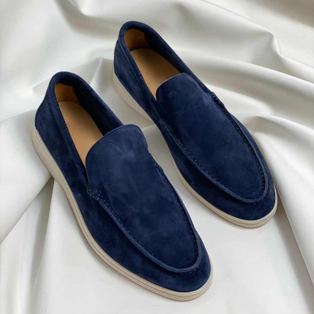 Bastien | Vintage Leather Slip-On Loafers