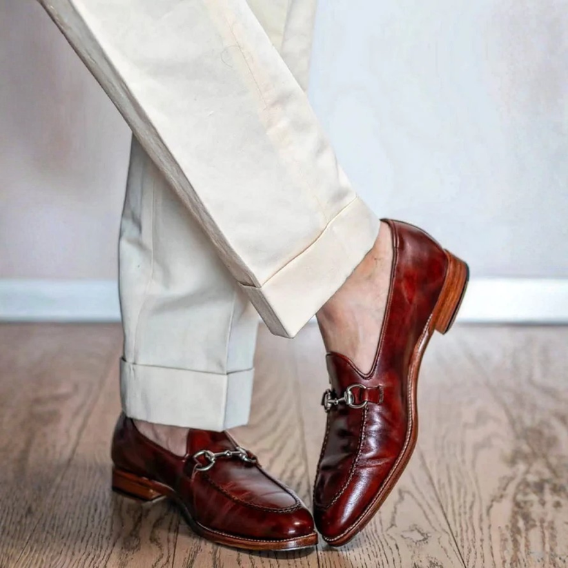 Ravid | Bit Loafer Slip On Dress Shoes
