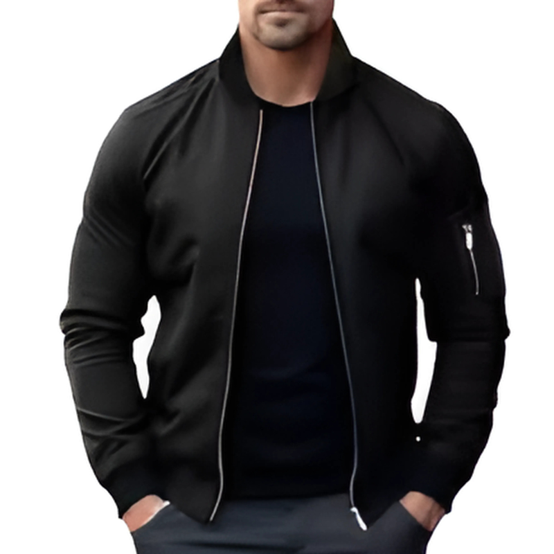 Gili | Bomber Jacket with Zip Sleeve Pocket