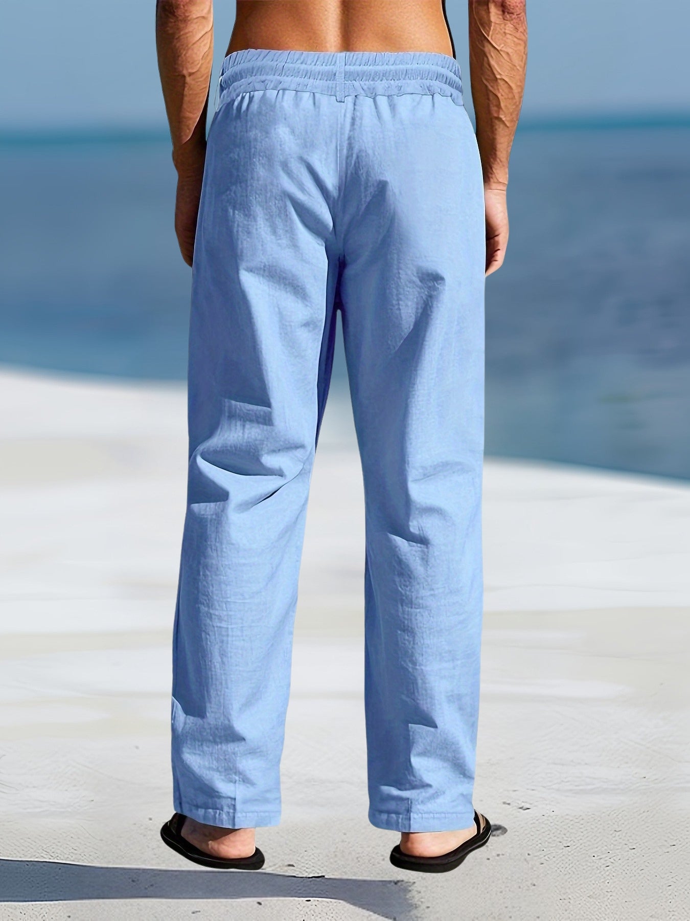Aznar - Relaxed Drawstring Straight Leg Pants