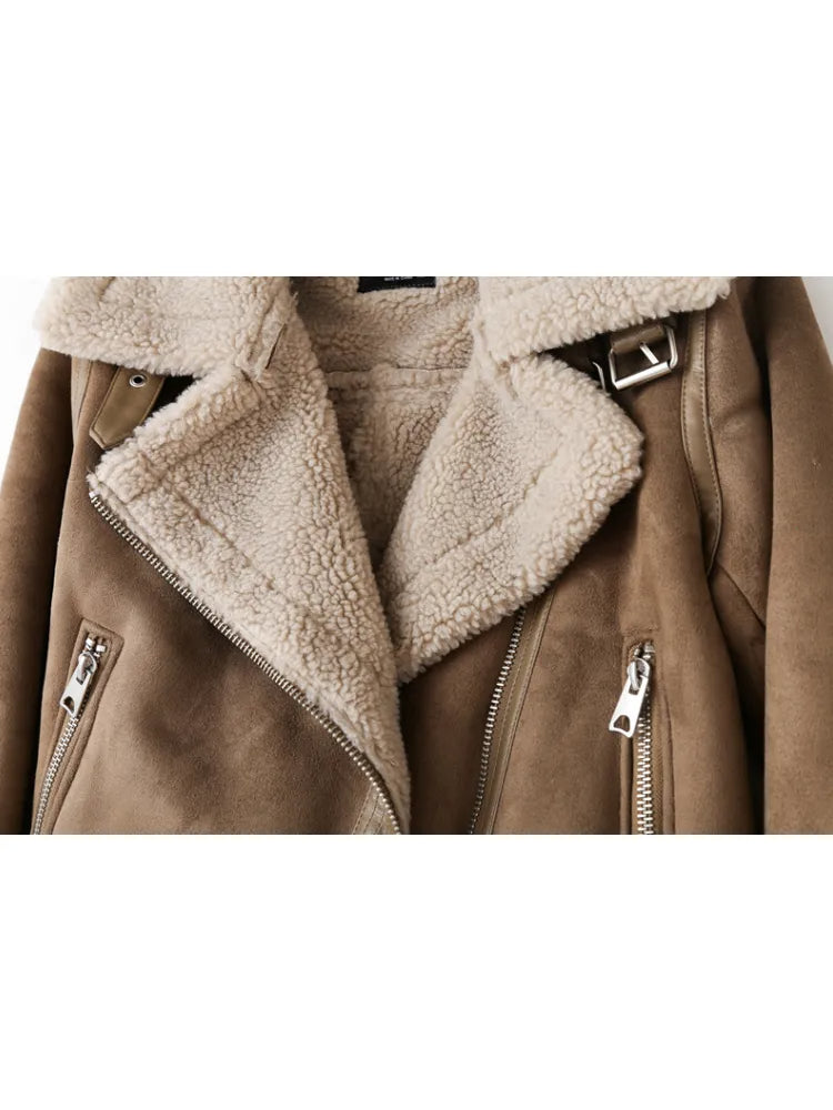 Odille | Warm Aviator Jacket with Vintage Style