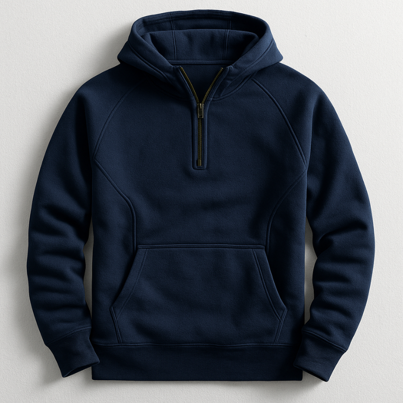 Vesperguard | Quarter Zip Hooded Long Sleeve Sweatshirt