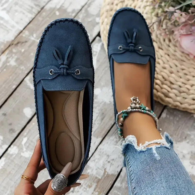 Patamon | Slip-On Tassel Loafers with Moc Toe
