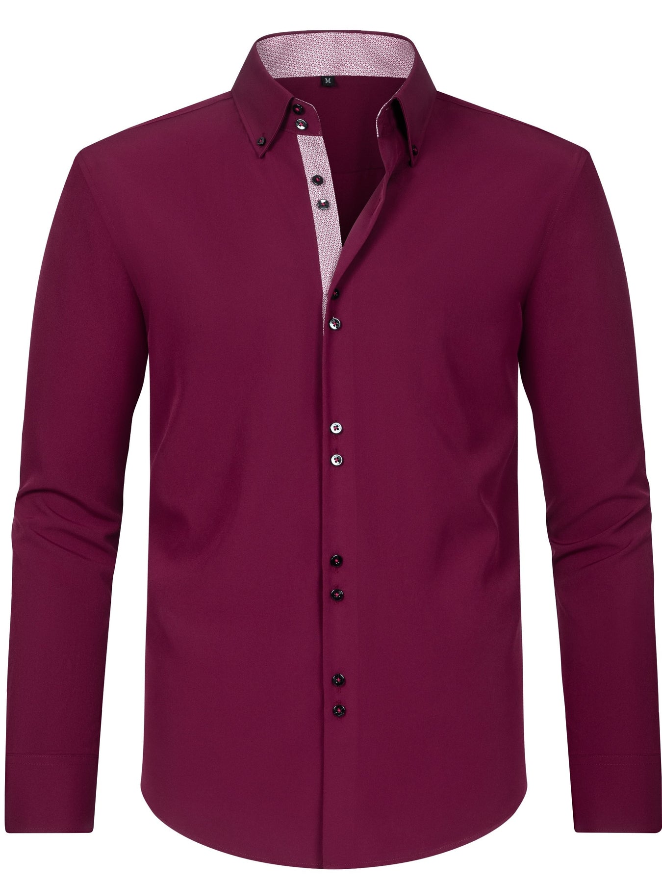 Remco | Button-Up Shirt with Contrast Collar Trim