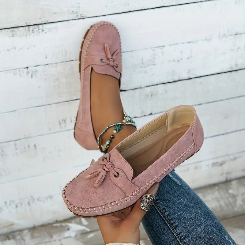 Tânia | Tassel Slip-On Loafer Flats