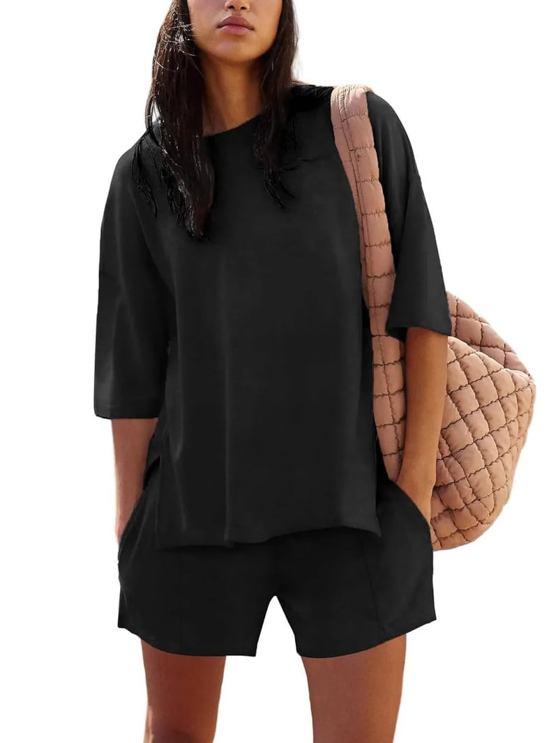 Iselin | Two-Piece Round Neck Shorts Set