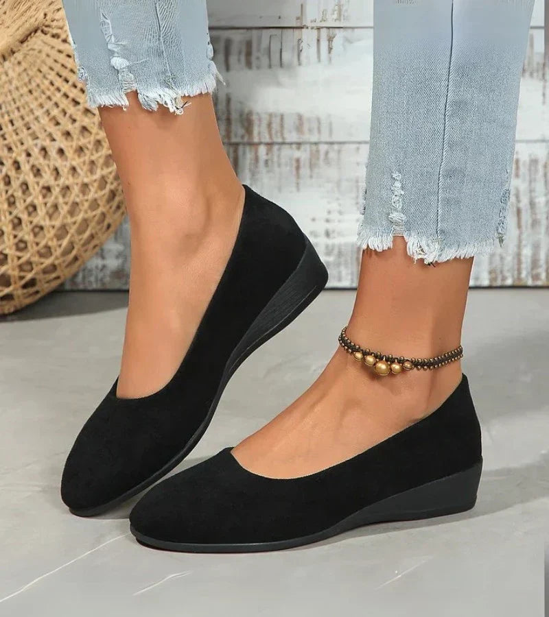 Roxie | Slip On Comfort Wedge Flat Shoes