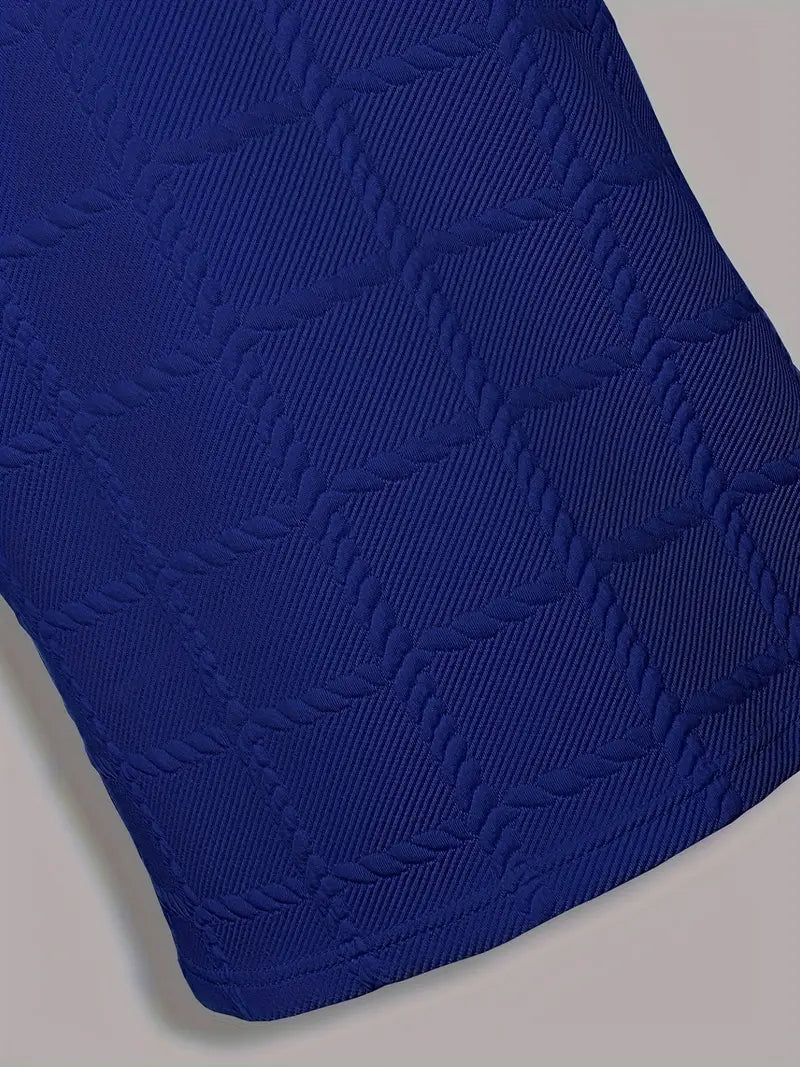 Lorcer | Long Sleeve Button Shirt with Textured Design