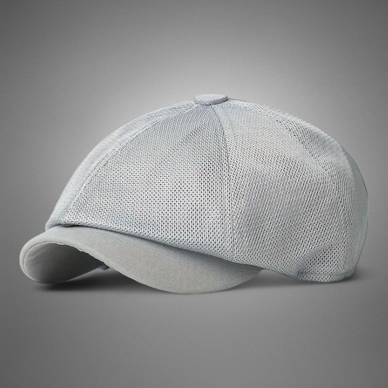 Zophiel | Mesh Newsboy Flat Cap Hat