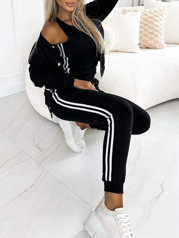 Kendra | Three Piece Jogger Lounge Set