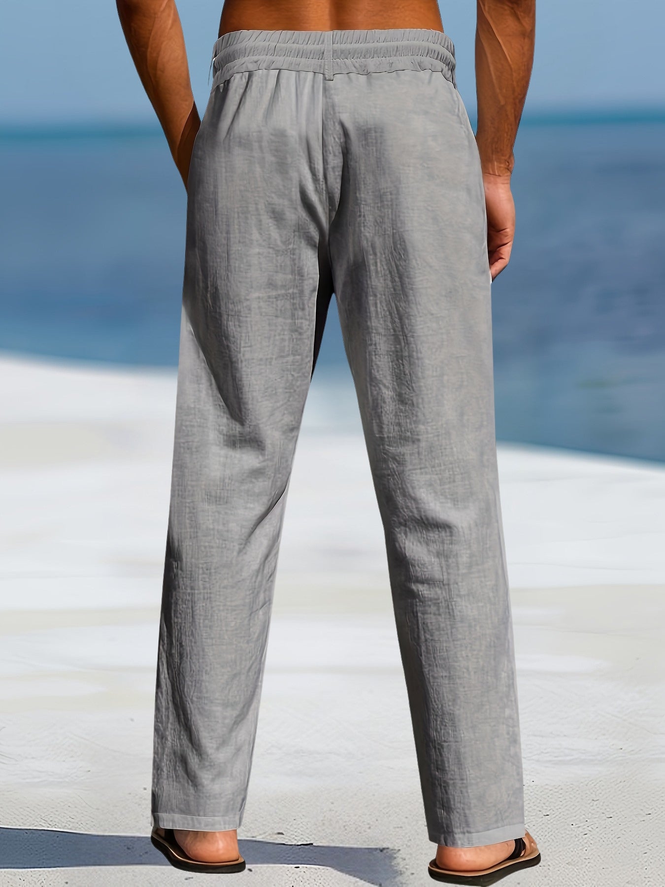 Aznar - Relaxed Drawstring Straight Leg Pants