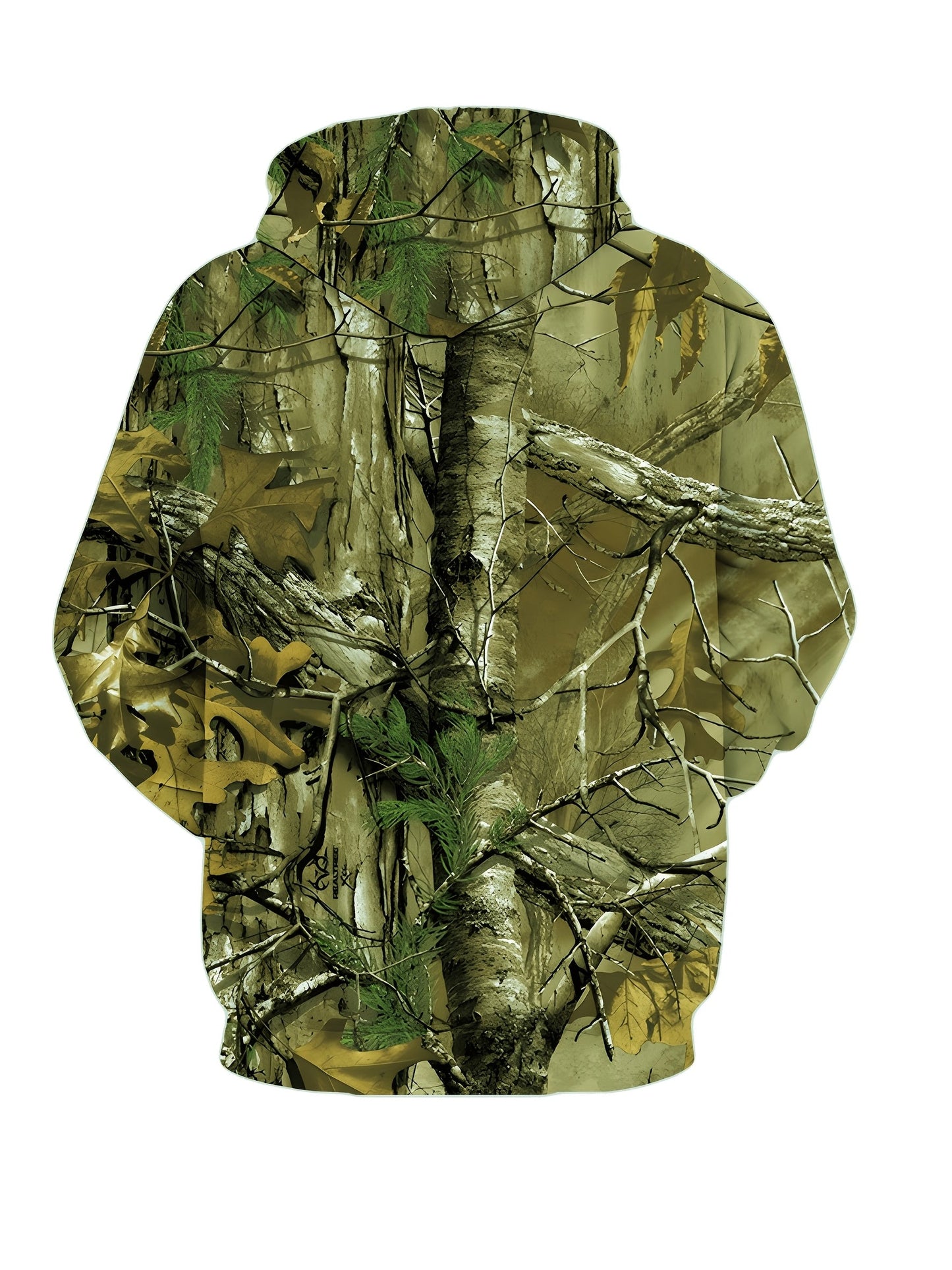 Whitaker | Full Zip Hooded Camouflage Print Hoodie