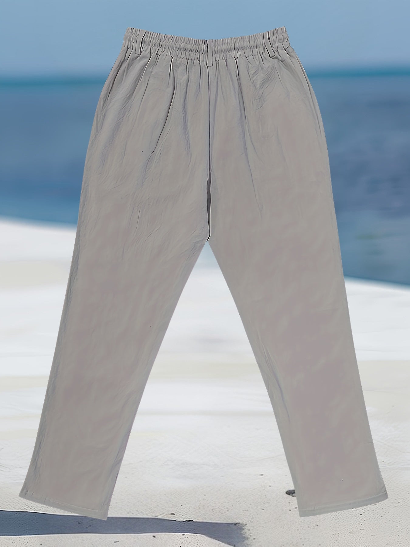 Aznar - Relaxed Drawstring Straight Leg Pants
