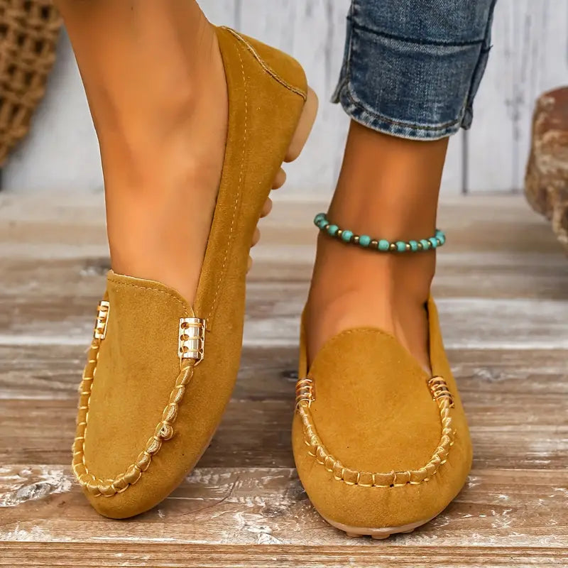 Mitsuko | Slip-On Round Toe Casual Loafers
