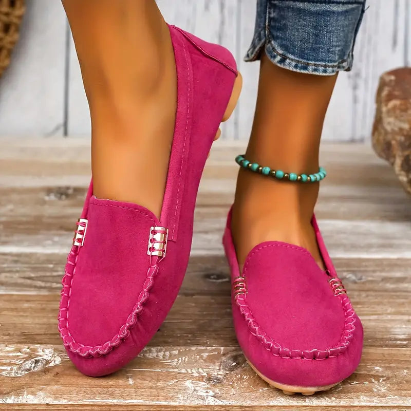 Mitsuko | Slip-On Round Toe Casual Loafers