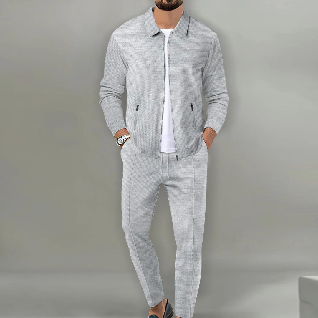 Hank | Zip-Up Jacket and Tapered Pants Set