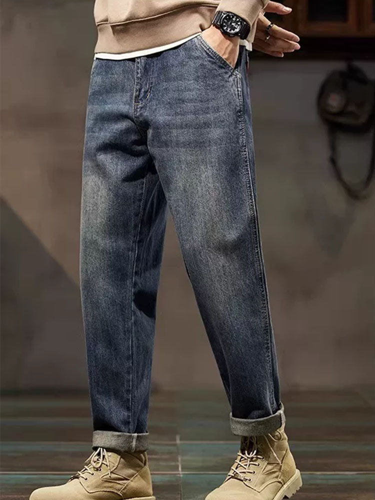 Grennar | Jeans with Vintage Wash Balloon Fit