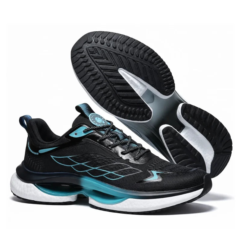 Lynda | Athletic Sneakers With Lace-Up Side Pattern