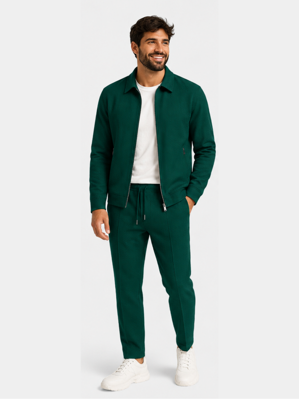 Tobiana | Two Piece Zip Jacket Trouser Set
