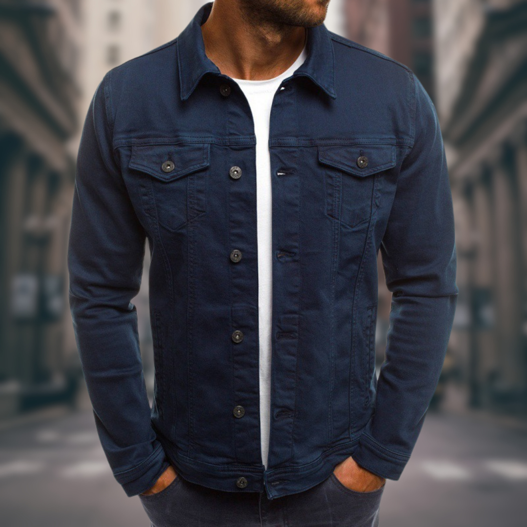 Rolando | Denim Style Button Jacket