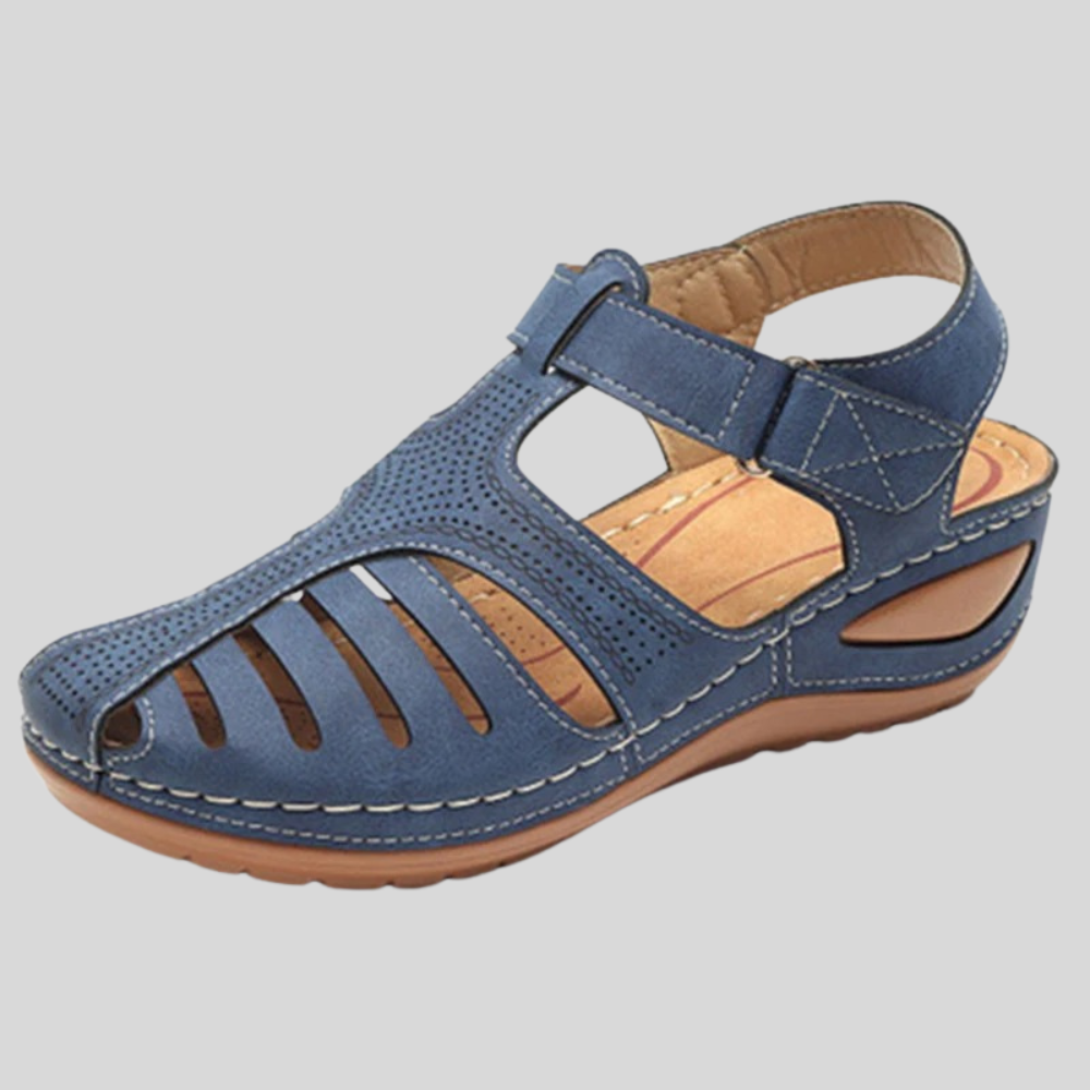 Leola | Closed Toe Cutout Strap Sandals