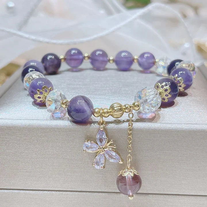 Elsien | Beaded Butterfly Charm Bracelet