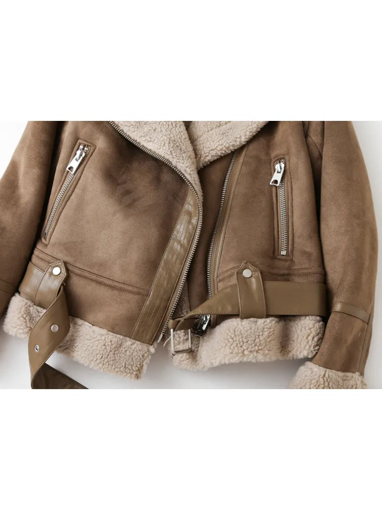 Odille | Warm Aviator Jacket with Vintage Style