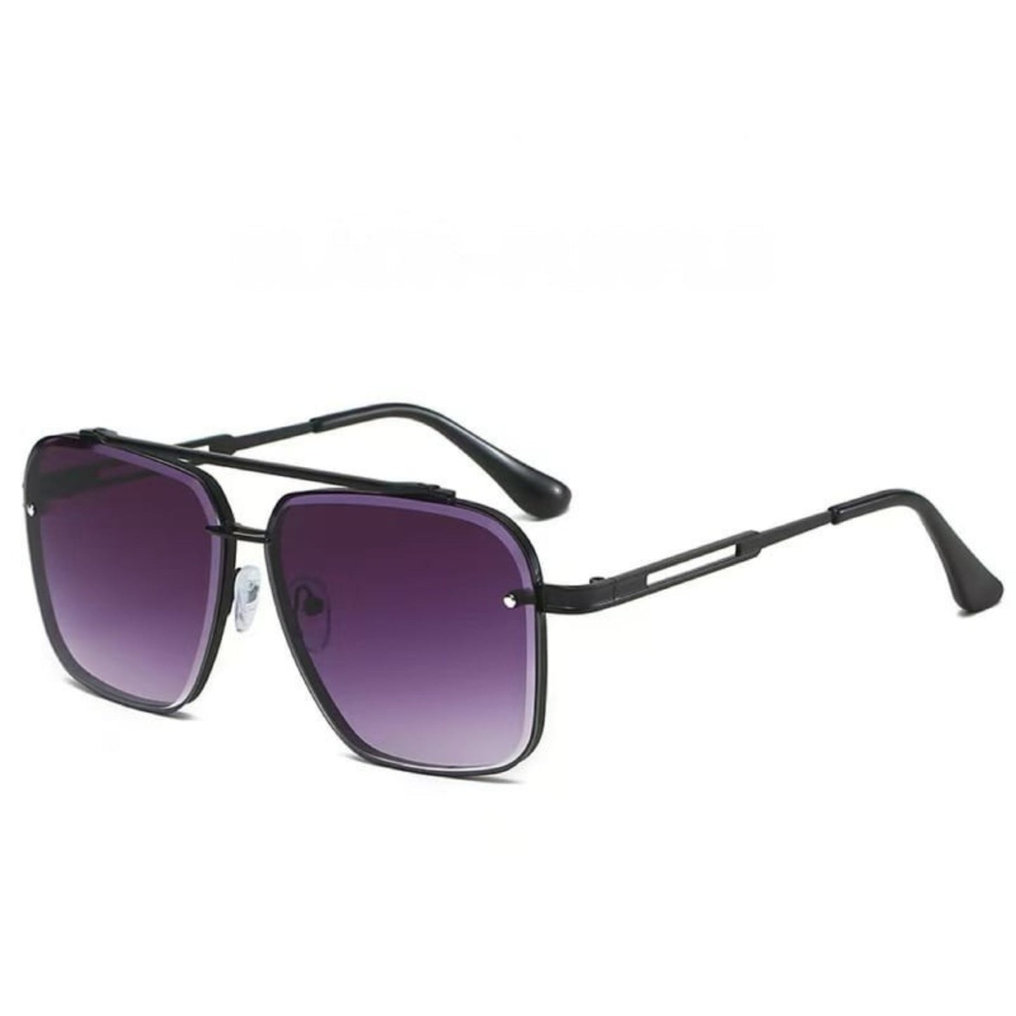 RayForge - Square Aviator Gradient Lens Metal Sunglasses