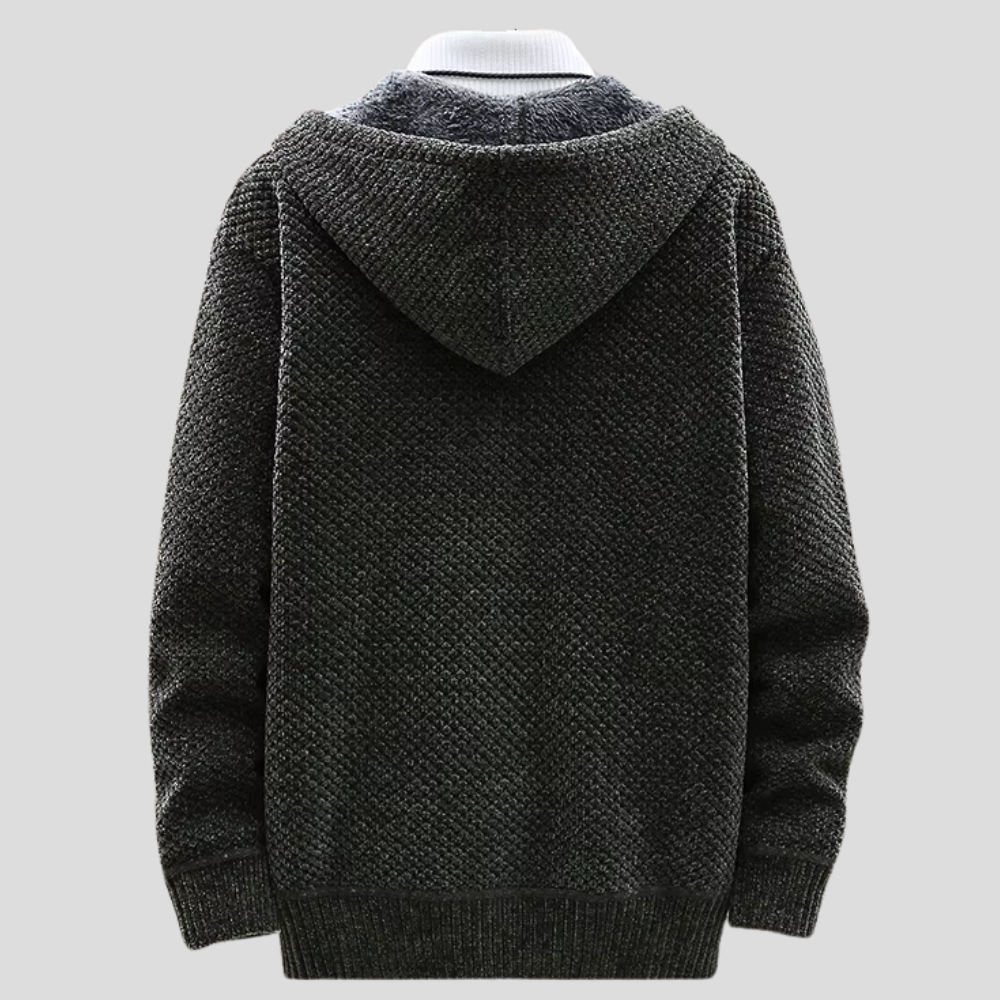 Prismmark | Knit Hoodie with Textured Design