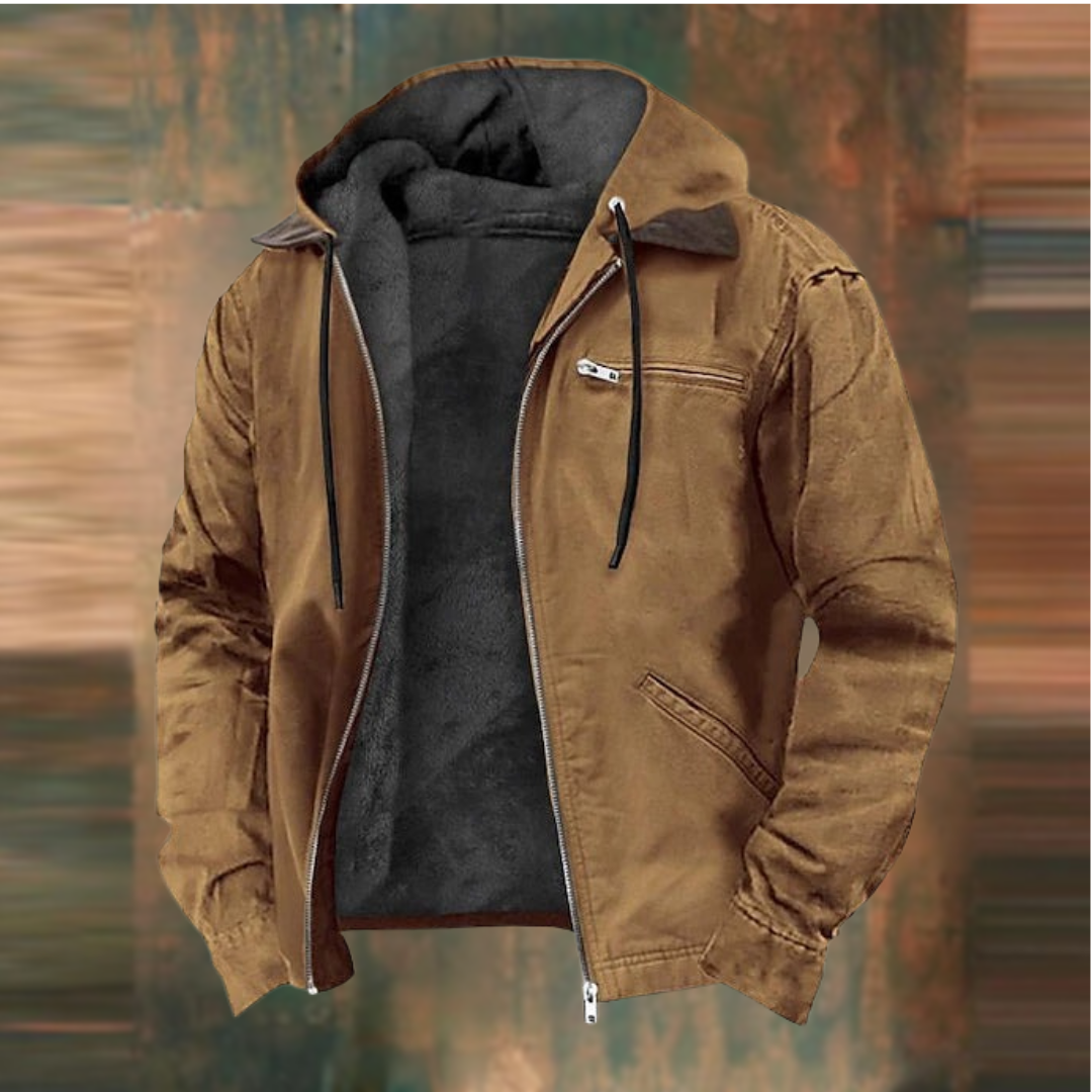 Alastair | Jacket With Hood and Zippered Chest Pocket