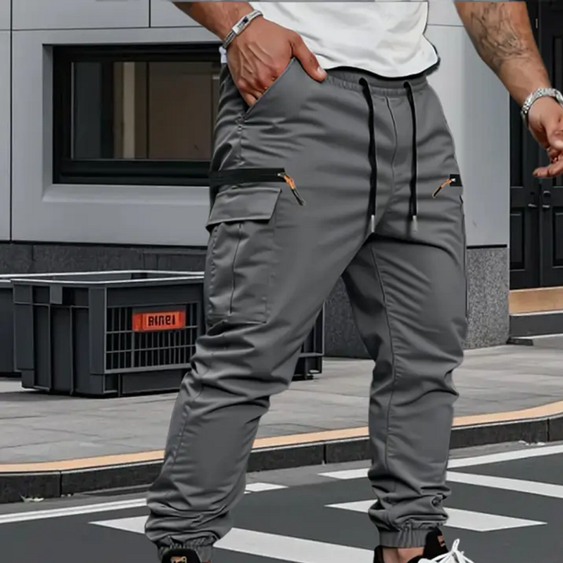 Masoon | Jogger Pants with Drawstring Waist and Pockets