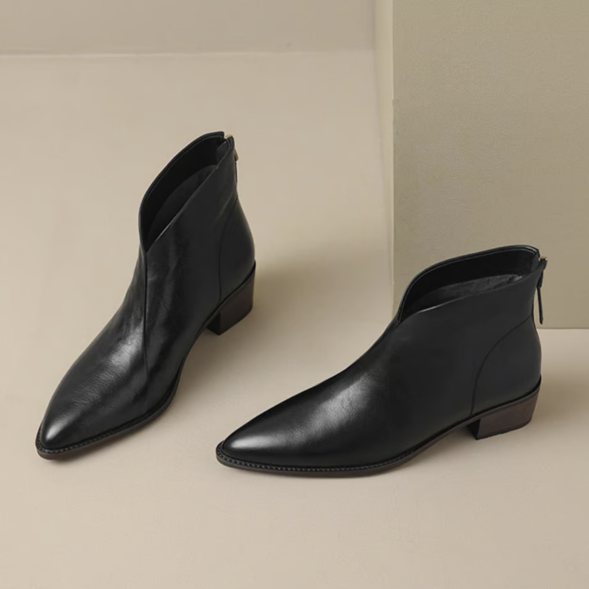 Corien | Boots With Pointed Toes and Block Heels
