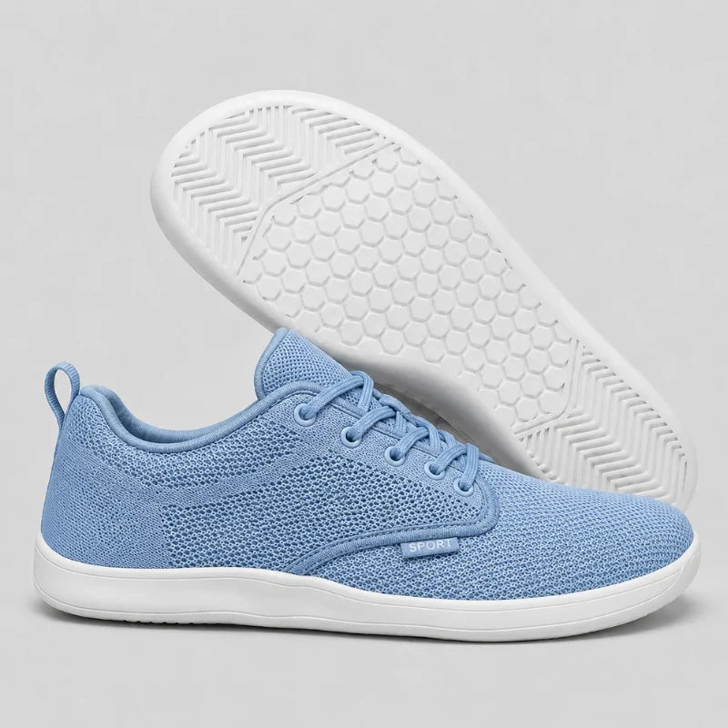 Helena | Knit Lace-Up Low-Top Casual Sneakers