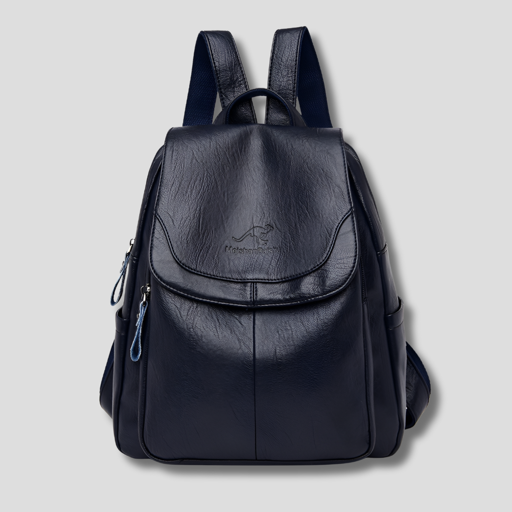 UrbanMuse | Backpack With Flap Top and Side Pockets