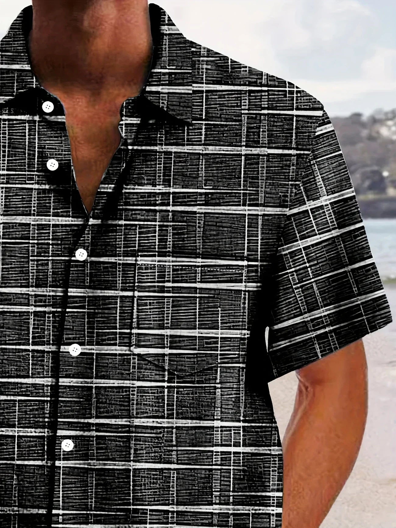 Haroyan | Plaid Stripe Button Shirt