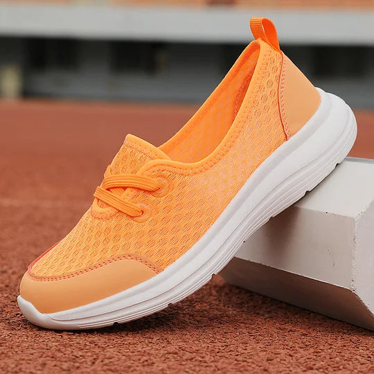 Firsova - Mesh Lace-Up Soft Sole Walking Shoes