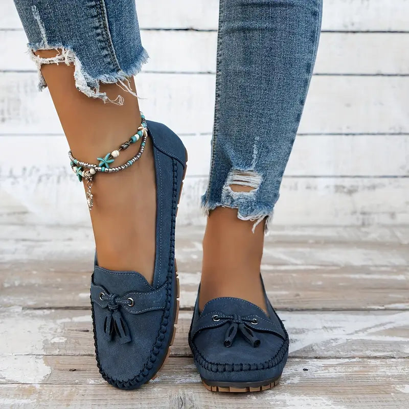 Tânia | Tassel Slip-On Loafer Flats